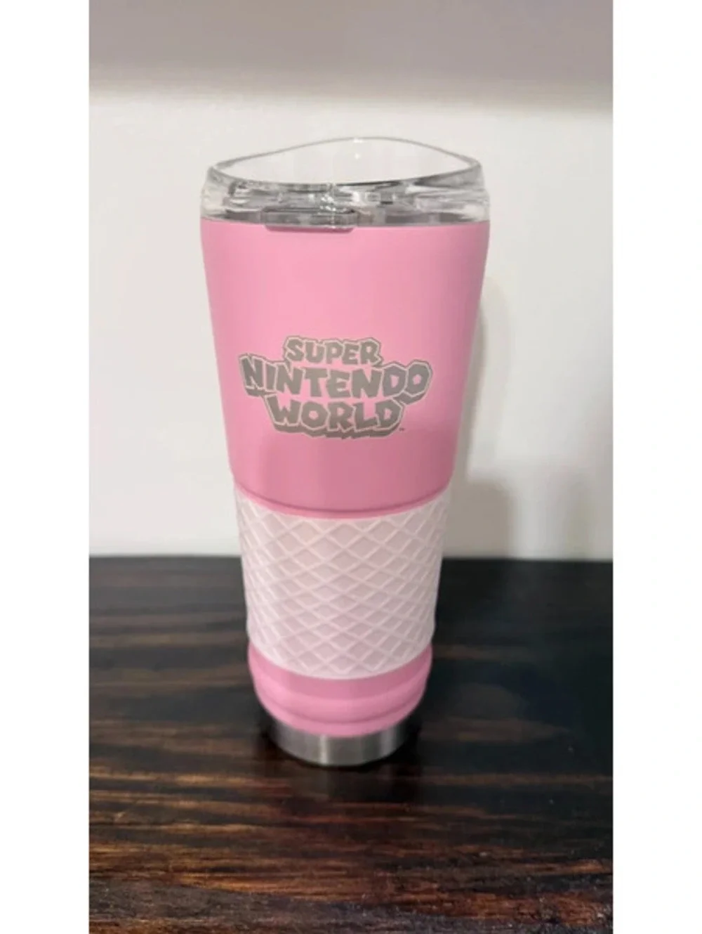 Universal Studios Super Nintendo World Princess Peach Insulated Tumbler New